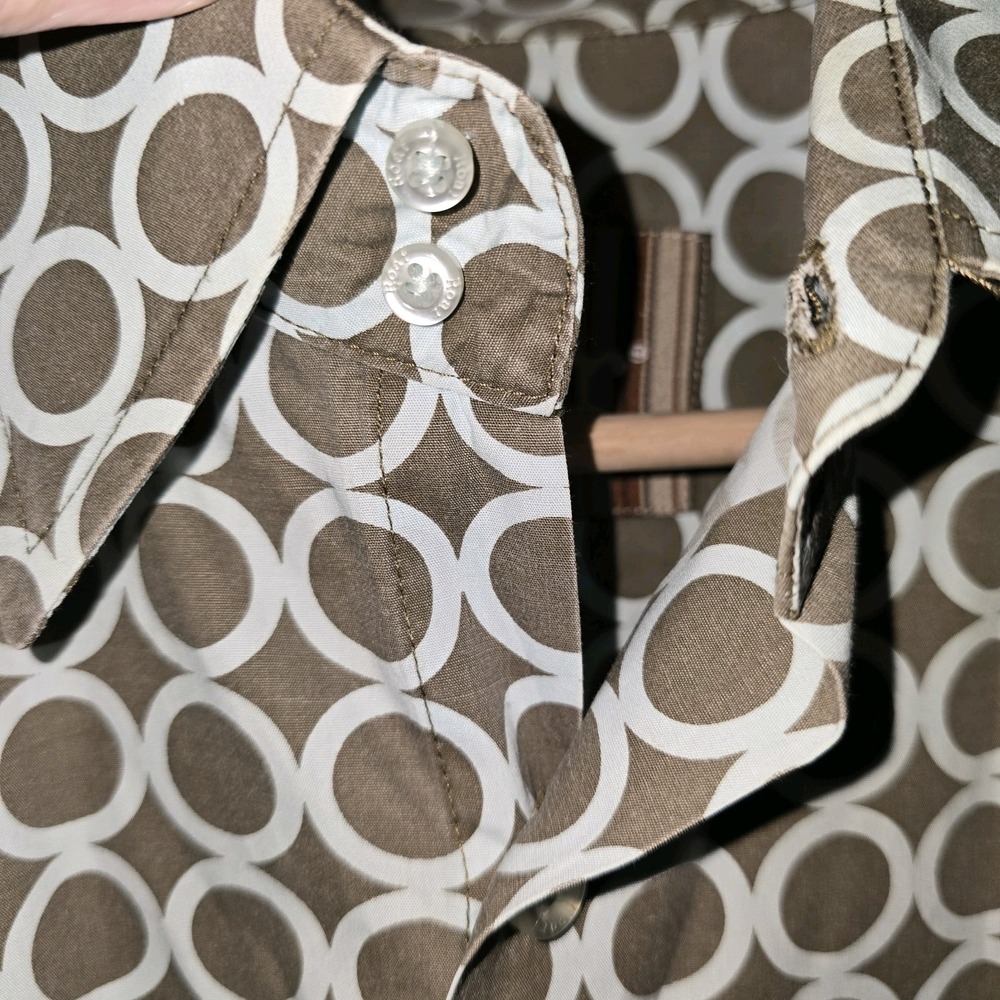 Roar for BUCKLE Circle‎ Print Brown/Blue Large - Picture 4 of 9